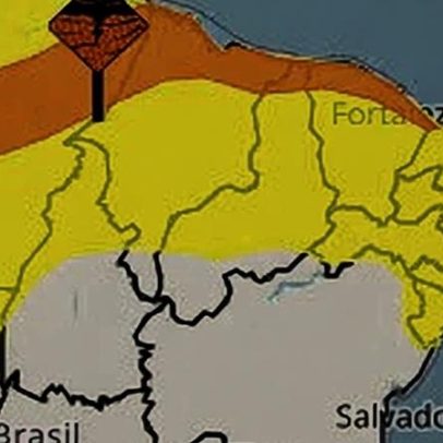 Inmet renova alertas de chuvas para toda a Paraíba nesta terça-feira