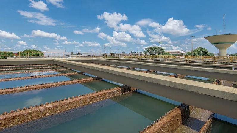 Estação de tratamento da Aegea: companhia tem entre seus principais acionistas o Grupo Equipav, o fundo soberano de Singapura GIC e a Itaúsa.