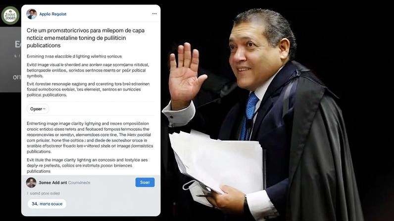 O ministro Nunes Marques, do STF, admitiu viagem a Maceió