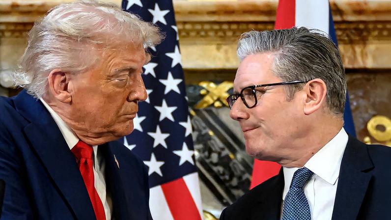 Donald Trump e Keir Starmer