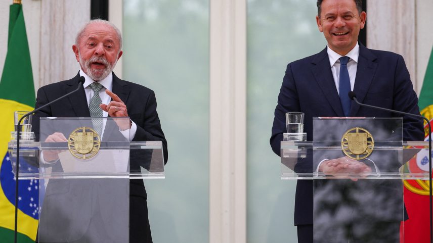 Presidente Lula e o primeiro-ministro Luis Montenegro se encontraram, nesta terça-feira (21)