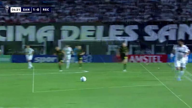 Melhores momentos de Santos 1 x 1 Recoleta pela CONMEBOL Sudamericana 2026.