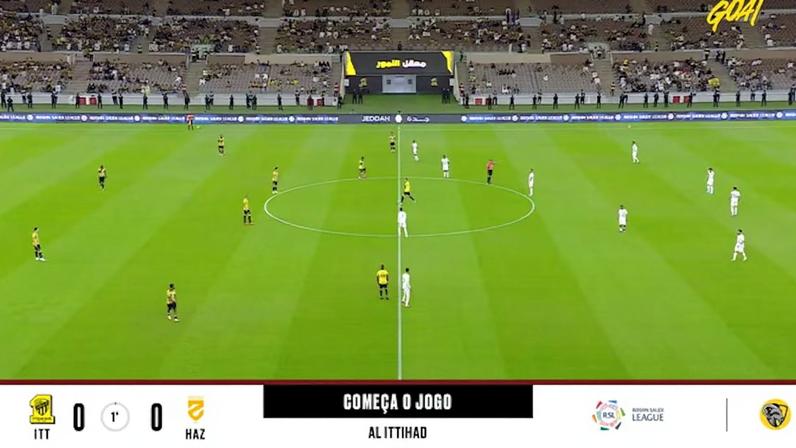 Al Ittihad e Al Hazem empatam no início da partida