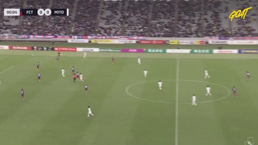 FC Tokyo e Mito Hollyhock empatam sem gols no início do jogo