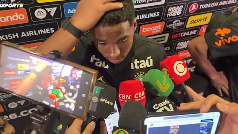 Endrick fala sobre chance de vaga na Copa do Mundo