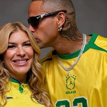 Léo Santana comemora aniversário com filha e Lore