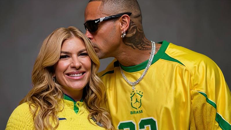 Léo Santana comemora aniversário com filha e Lore