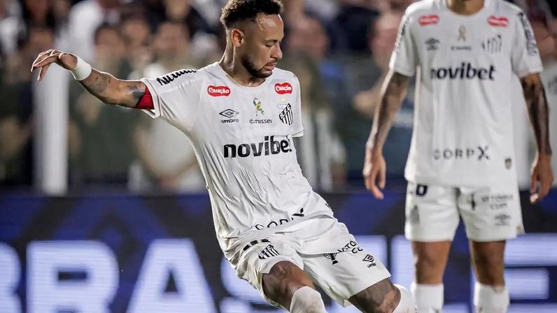 Neymar em ação durante Santos x Remo pelo Brasileirão (Foto: Raul Baretta/ Santos FC.)