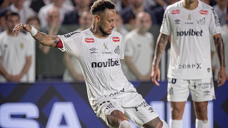 Neymar em ação durante Santos x Remo pelo Brasileirão (Foto: Raul Baretta/ Santos FC.)