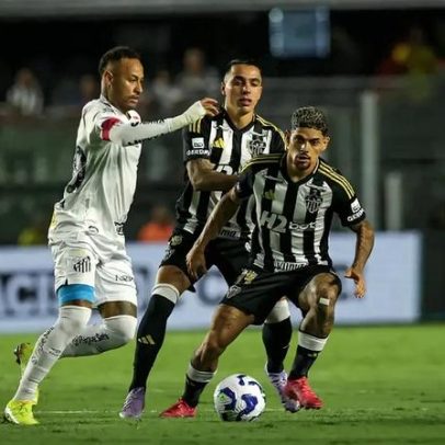 Gol antológico e equilíbrio em campo marcam Atlético-MG x Neymar, veja números