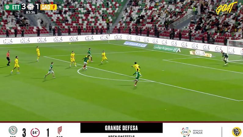 Al Ettifaq - Al Qadisiya 3 - 1 | DEFESA DO GOLEIRO - Koen Casteels