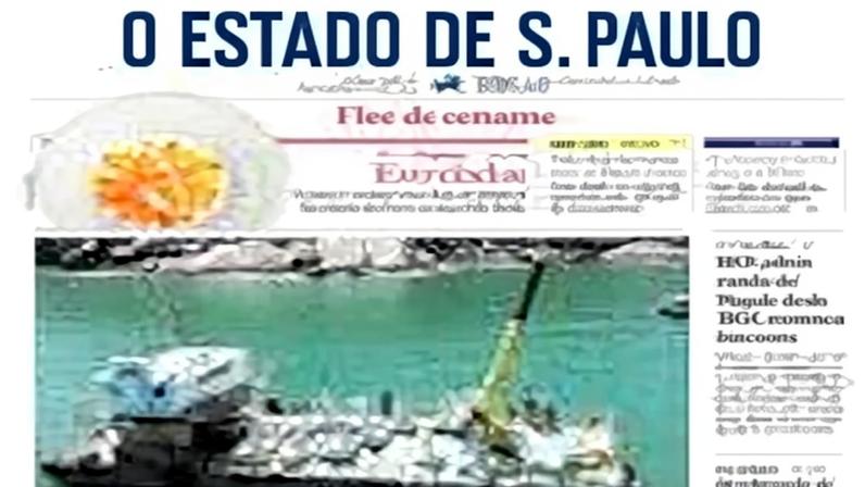 Capa do jornal Estadão