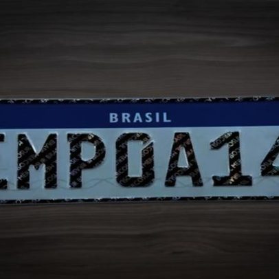 Placas do padrão Mercosul apresentam diferenças; entenda projeto de mudança