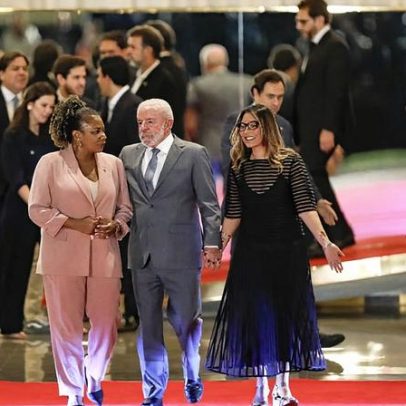 Lula recebe elenco de Por Um Fio no Cine Alvorada