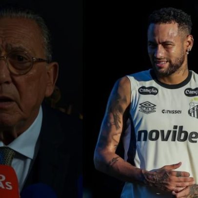 Galvão Bueno critica Neymar após polêmica com torcida do Santos