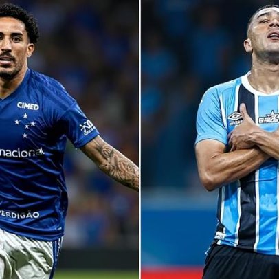Record transmite Cruzeiro x Grêmio pelo Brasileirão neste sábado