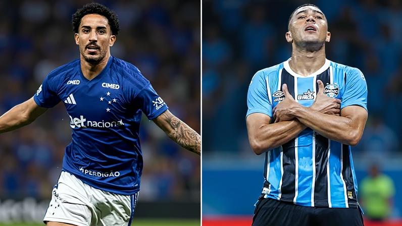 Record transmite Cruzeiro x Grêmio pelo Brasileirão neste sábado