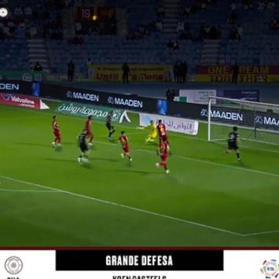 Al Shabab vence Al Qadisiya 2-1 com defesa decisiva de Koen Casteels