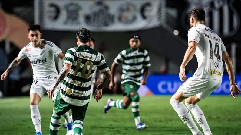 Santos e Coritiba ficaram zerados em duelo pela Copa do Brasil.