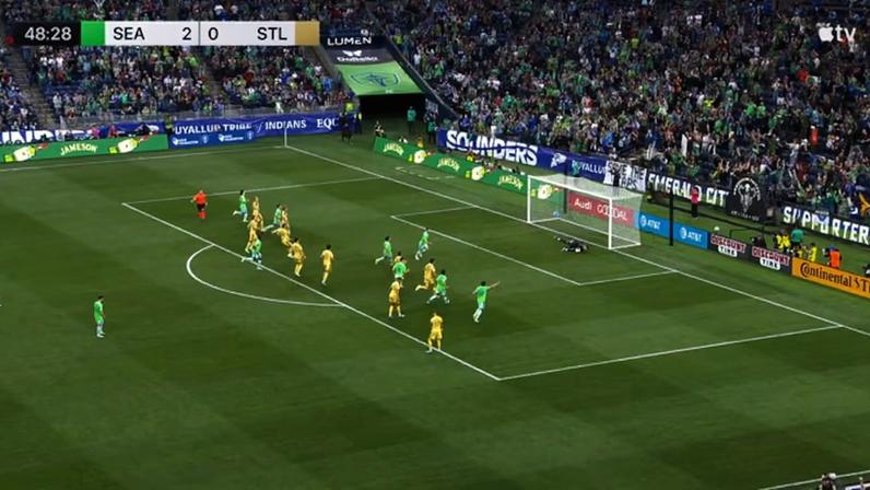 Seattle Sounders FC - St. Louis CITY SC 3 - 0 | GOL - Albert Rusnák