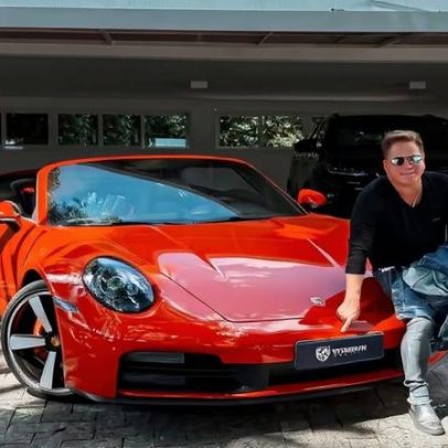 Leonardo presenteia Poliana Rocha com carro de luxo avaliado em R$ 1,2 milhão