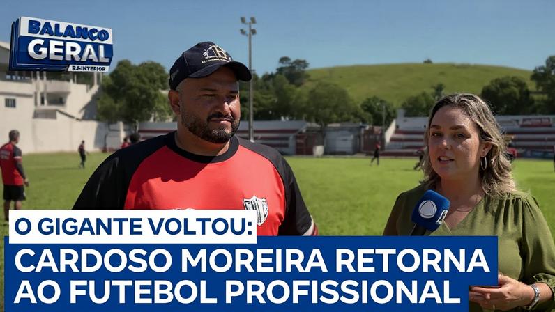 Cardoso Moreira retorna ao futebol profissional nesta temporada