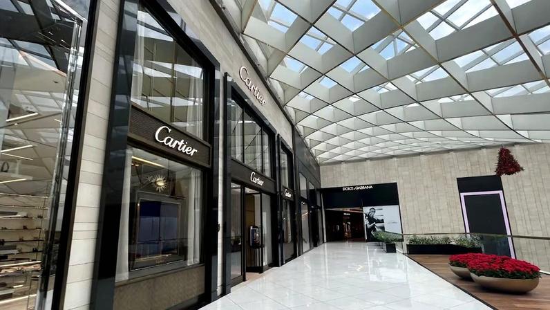 O Iguatemi São Paulo, na Avenida Faria Lima, é o shopping com maior venda por metro quadrado do Brasil, segundo o J.P. Morgan (Foto: Sérgio Ripardo/Bloomberg Línea)