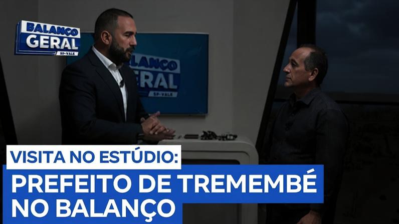 Prefeito de Tremembé detalha planos para o futuro da cidade no BG