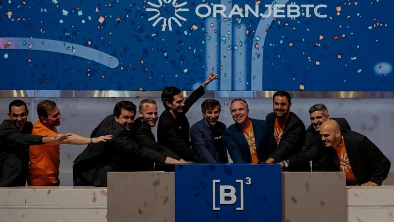 OranjeBTC estreia na B3 (Foto: Divulgação/OranjeBTC)