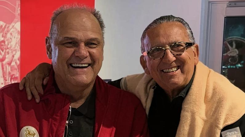 Galvão Bueno exalta Oscar Schmidt: 'Torci como fã e transmiti títulos' | Reprodução/Instagram