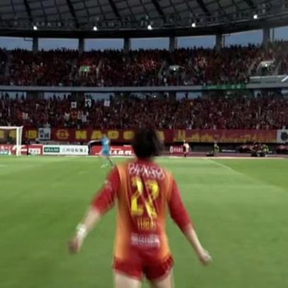 Nagoya Grampus x Avispa Fukuoka: Taichi Kikuchi converte pênalti