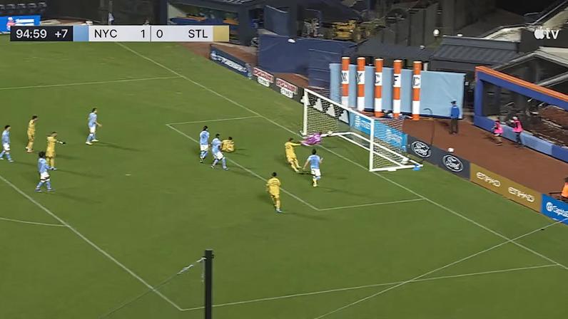 NYC FC e St. Louis CITY SC empatam 1-1, gol de McSorley