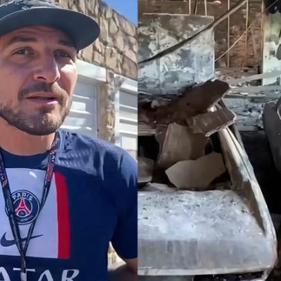 Incêndio destrói a casa dos pais de MC Gui em São Paulo
