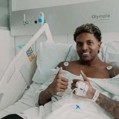 Rodrygo passa por cirurgia no joelho após lesão grave