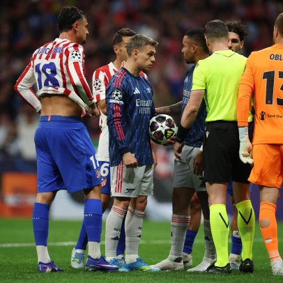 Atlético de Madrid e Arsenal empatam; decisão da semi fica em Londres