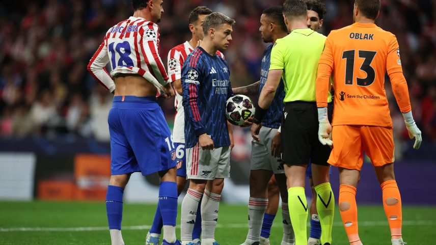 Atlético de Madrid e Arsenal empatam em 1 a 1 nas semis da Champions