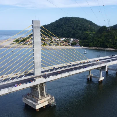 Ponte de Guaratuba utiliza 22 mil toneladas de cimento paranaense
