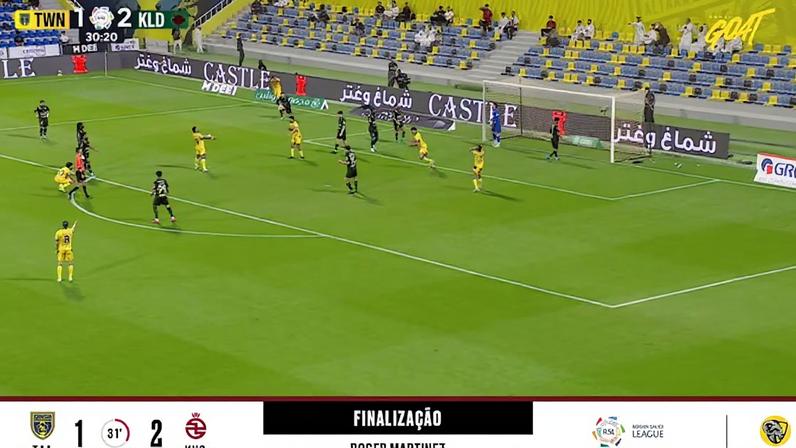 Al Taawoun - Al Kholood 1 - 2 | BOLA NA TRAVE- Roger Martinez