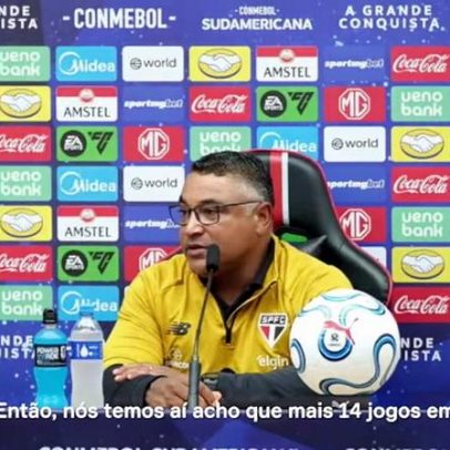Roger explica dosagem de cargas dos jogadores do São Paulo na maratona até Copa