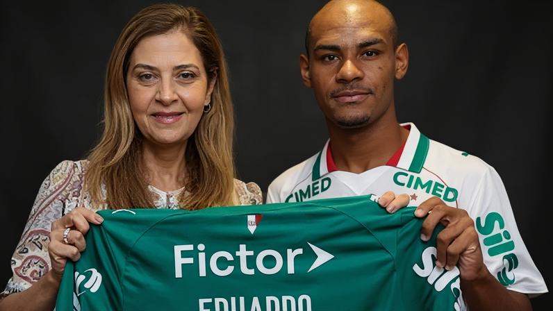 Eduardo Conceição assinou o seu primeiro contrato profissional com o Verdão em janeiro de 2026