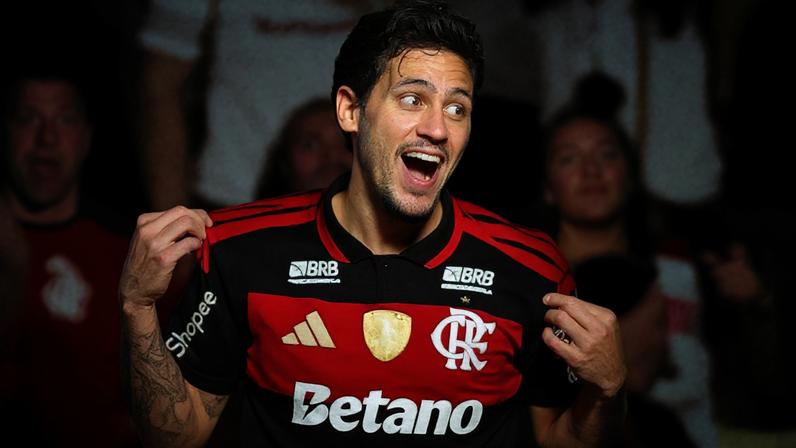 Pedro comemora gol pelo Flamengo contra o Fluminense no Maracanã (Foto:Adriano Fontes/Flamengo)