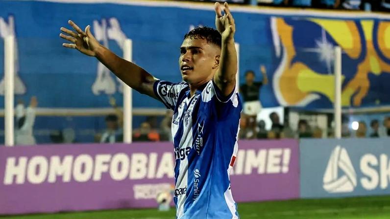 Pedro Henrique, próximo do Flamengo, comemora gol pelo Paysandu (Jorge Luis Totti / Paysandu)