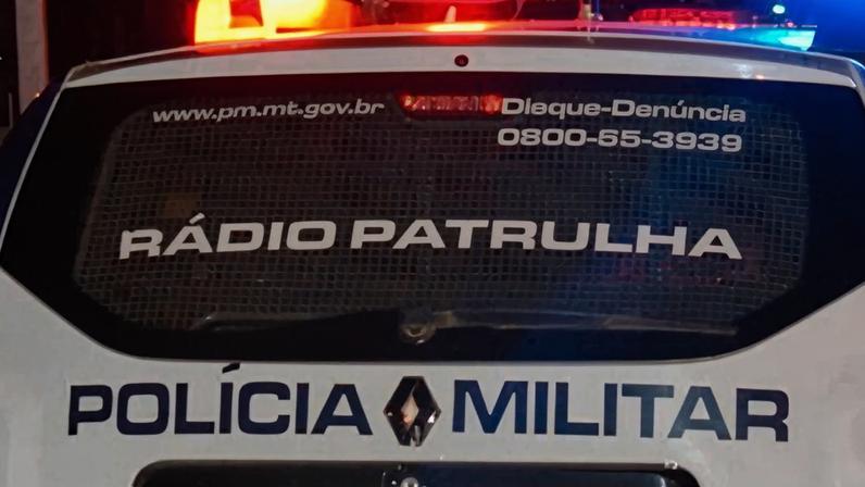 Foto colorida de carro da Polícia Militar (PM) de Mato Grosso - Metrópoles