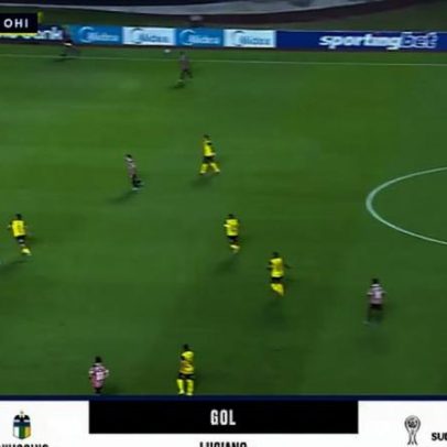 Luciano faz golaço da entrada da área e abre o placar para o São Paulo