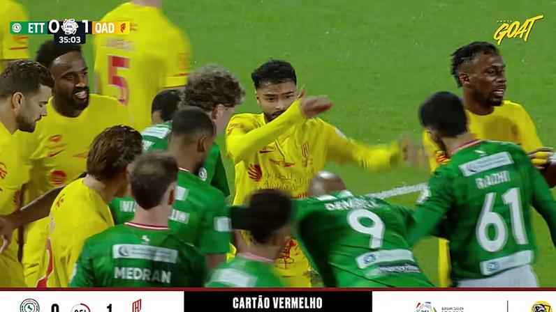 Al Ettifaq - Al Qadisiya 1 - 1 | EXPULSÃO - Ondrej Duda