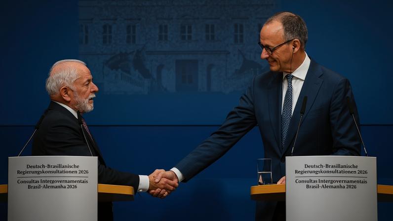 Presidente Lula se reuniu com chanceler alemão, Friedrich Merz, nessa segunda-feira, em Hannover