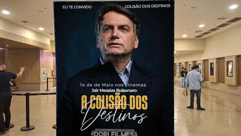 Pré-estreia de filme sobre Bolsonaro em Brasília tem confusão, oração e ‘abraço de Ramagem’