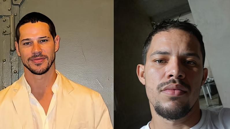 José Loreto interage com sósia e revela proximidade de origem