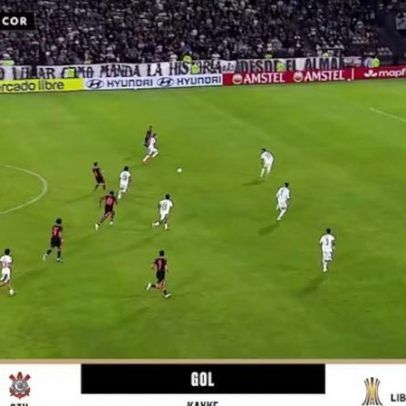 Garro faz assistência para Kayke marcar de cavadinha pelo Corinthians