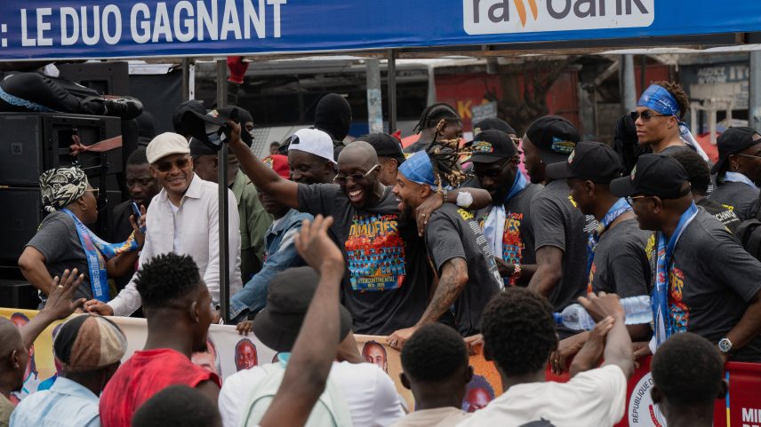 Jogadores da República Democrática do Congo celebraram classificação para a Copa